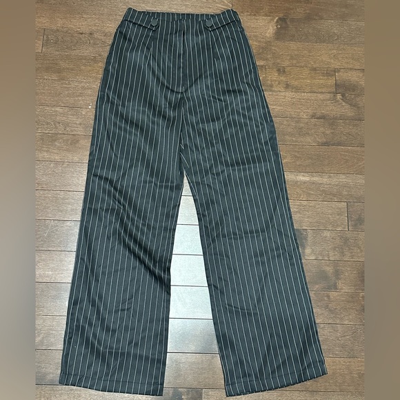 NWT Cider Black and White Striped Trousers - Picture 3 of 6